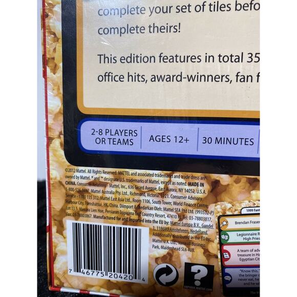 Pass the Popcorn Game with Bonus Retro Booster Pack 80's & 90's Theme Pack - Picture 4 of 4